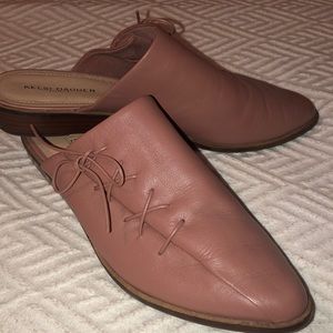 Kelsi Dagger leather mule sz 10